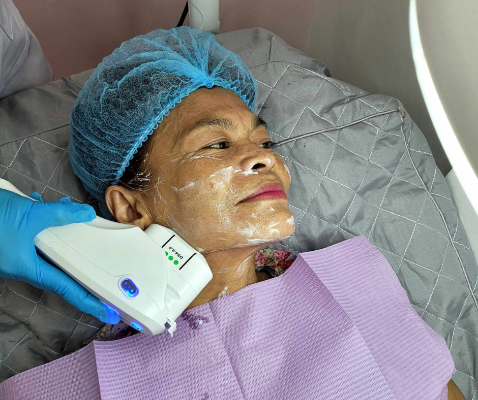 Treatment in progress 2